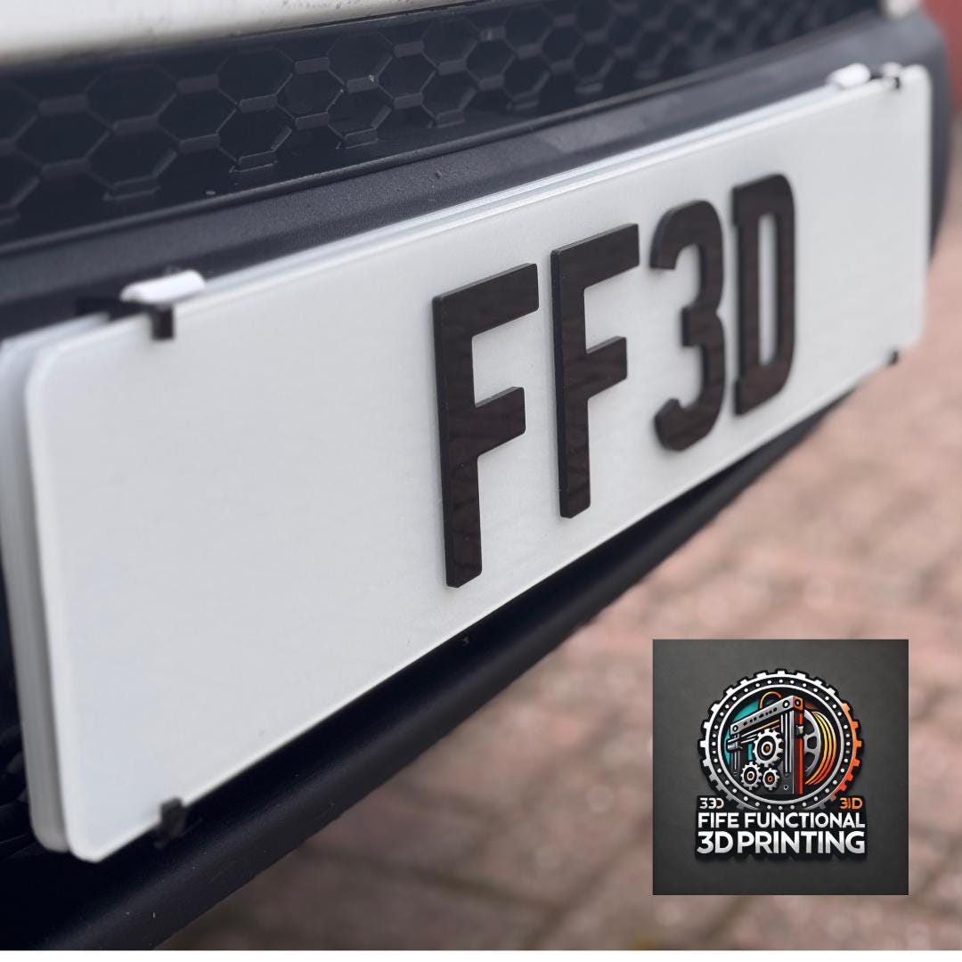 Front & Back  Number Plate Show Plate Hanger / Holder - Car Sales, Detailing, Shows. Durable