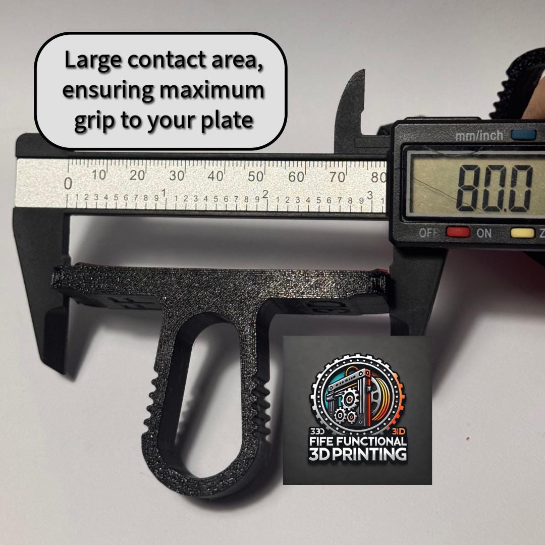 Honeycomb Grill Number Plate Mount - Push to Lock