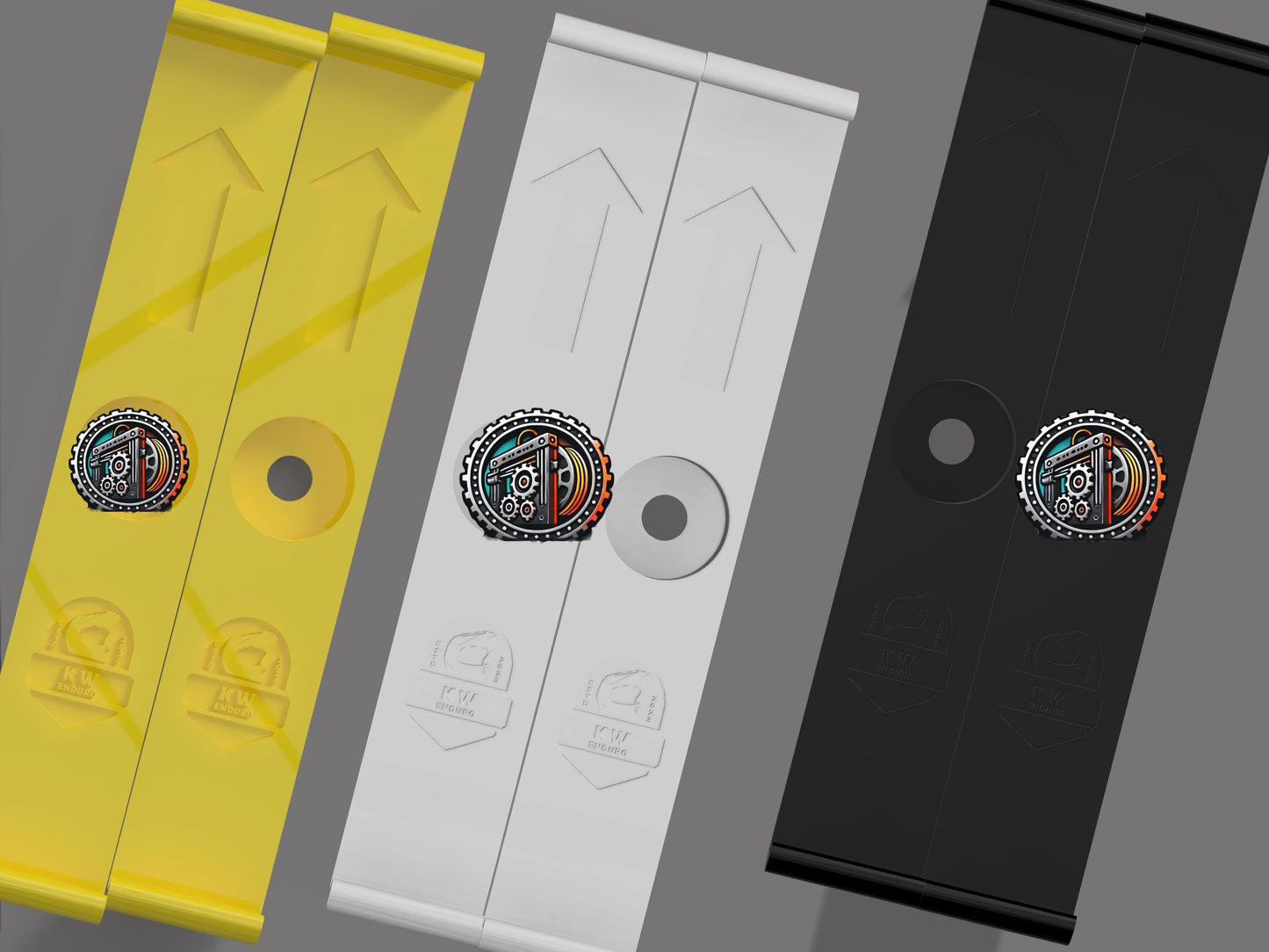 FRONT and BACK Universal Number Plate Holder Push and Clip 2 sets (4 mounts)